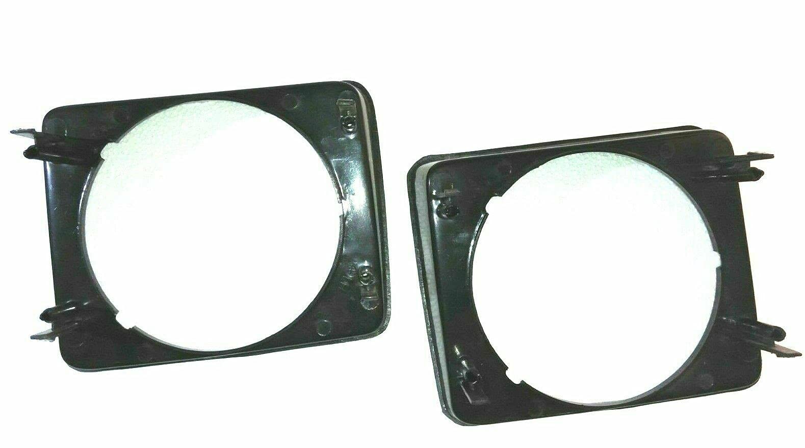 Jeu De Cerclages De Phare Noir Pour Suzuki Samurai / Jimny SJ410 - Ensemble Neuf Générique