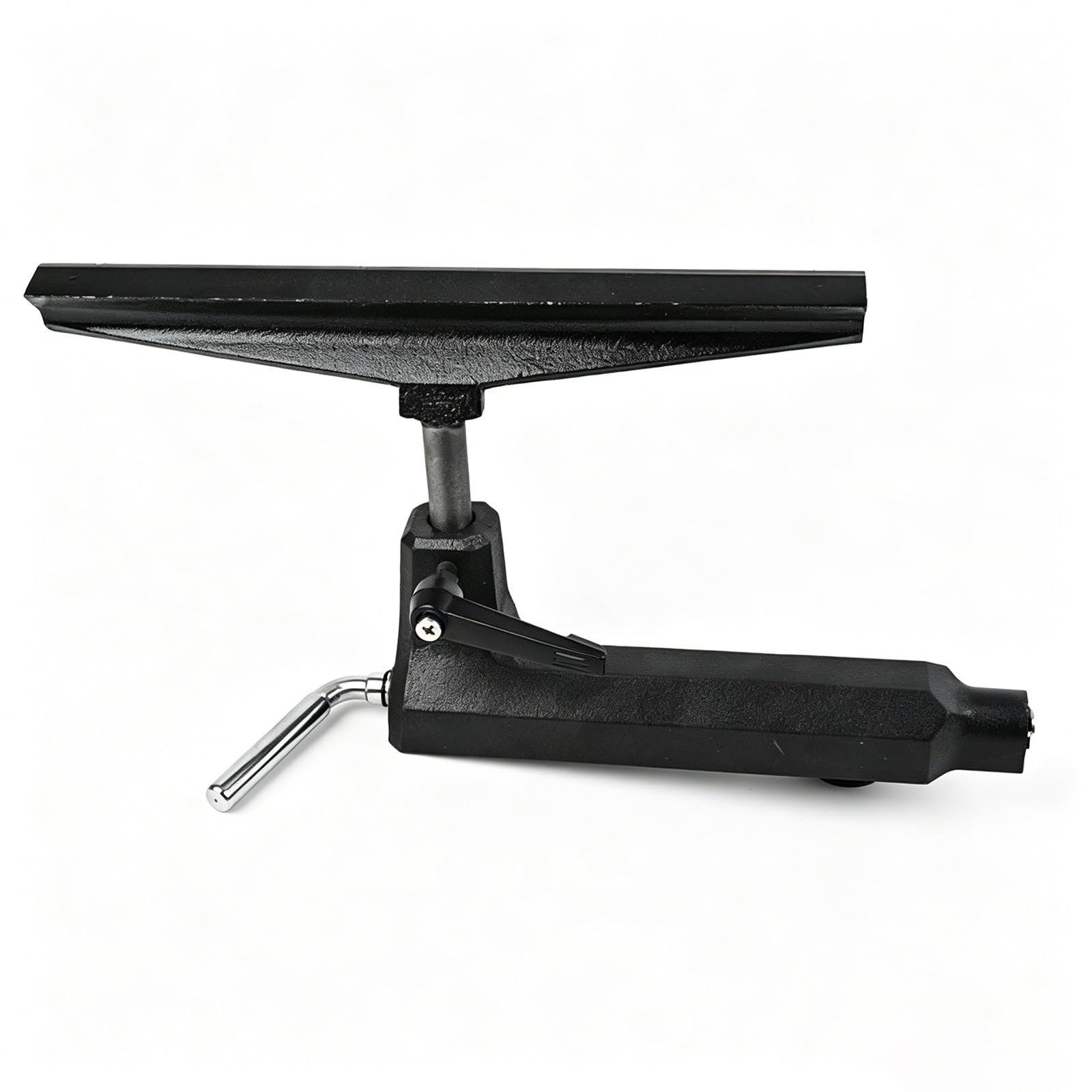 Poggia-utensili per tornio in legno, 300 mm, con base in acciaio pressofuso, 250 mm, altezza del palo 16 mm, per tornitura di precisione, ideale per hobbisti e officine fai da te