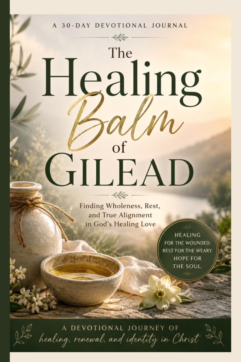 THE HEALING BALM OF GILEAD: A restorative 30-day devotional journal created for women seeking emotional healing, spiritual renewal, and Kingdom-centered wholeness.