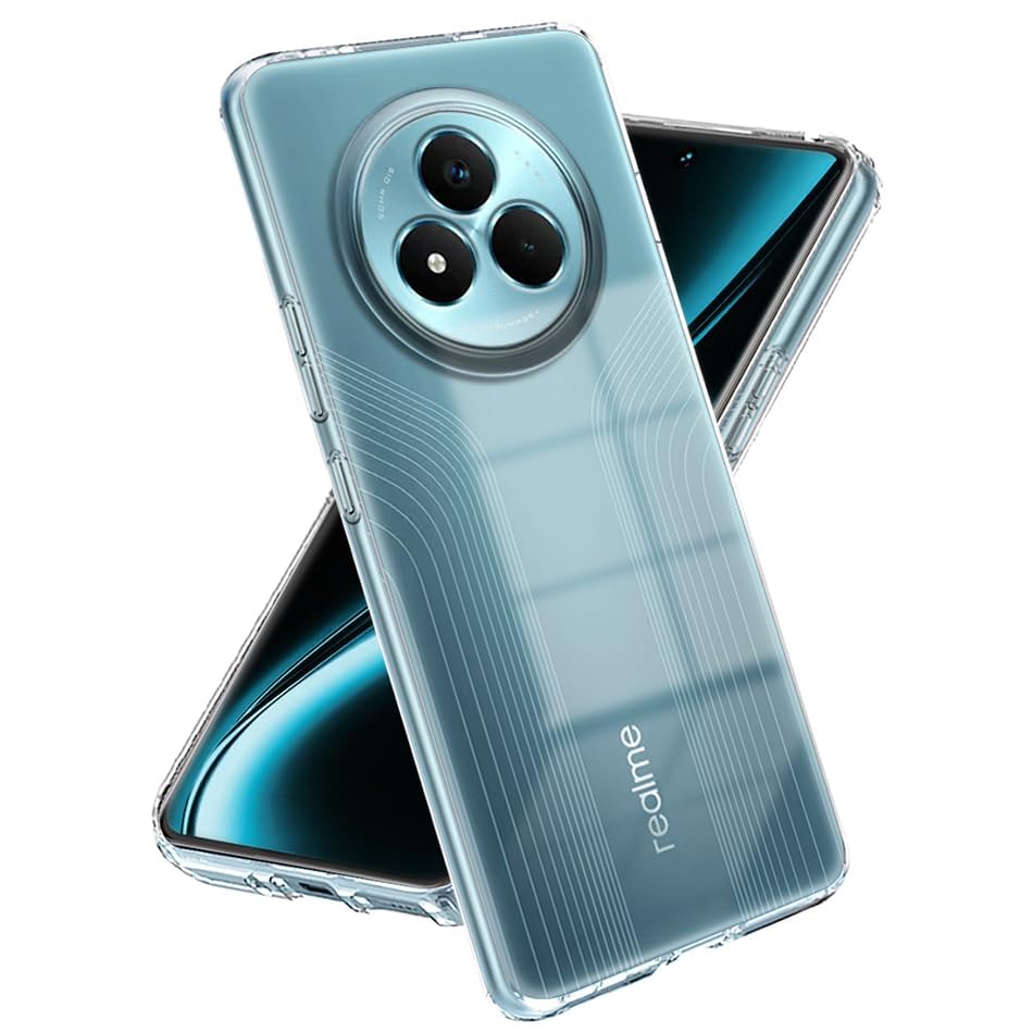 Image of Soft Silicone TPU Flexible Back Cover Compatible with Realme Narzo 80 Pro 5G