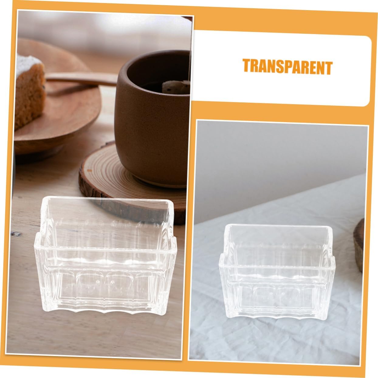Acrylic Sugar Packet Holder for Coffee Shops and Office