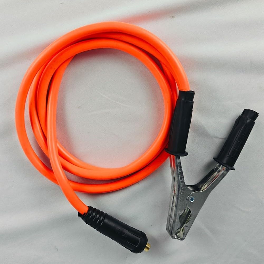 Cavo di saldatura con supporto per elettrodo, 7 m, per saldatrice a scintilla MMA, impugnatura antiscottatura, struttura in metallo e plastica (3 metri)