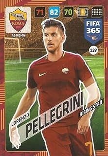 2017-18 Panini FIFA 365 Adrenalyn XL #239 Lorenzo Pellegrini AS Roma Made in Italy by Panini S.p.A Modena Futbol Soccer