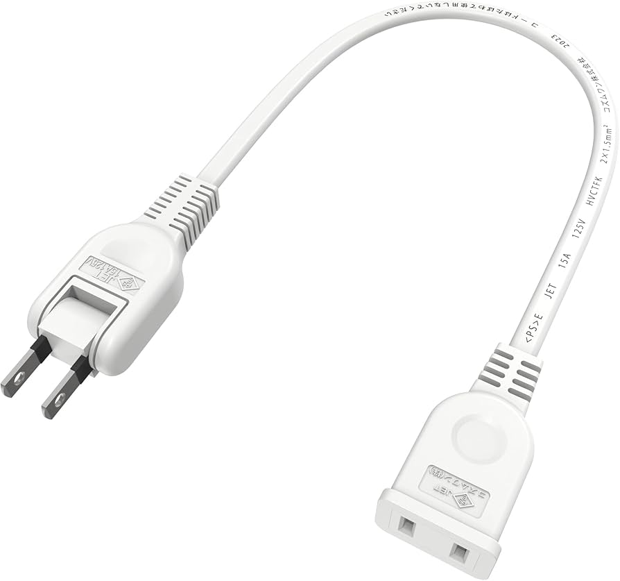 Amazon.co.jp: AKIRARI 延長コード 30cm 短い 電源タップ 1個口 【断線