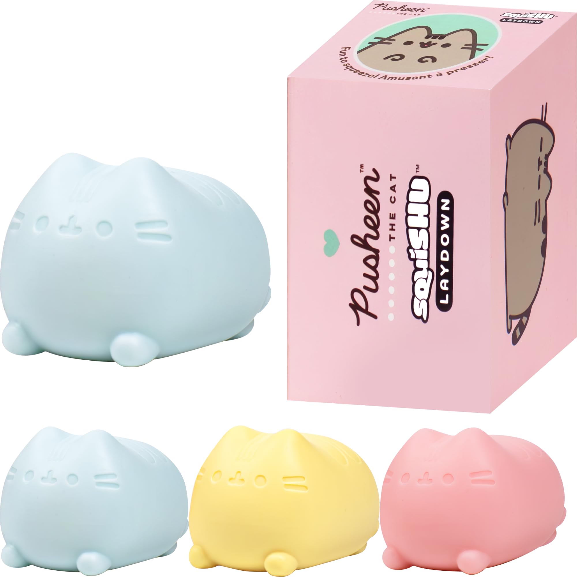 Hamee SquiSHU Pusheen the Cat Pull Stretchy Dough Fidget Squishy