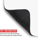 NIJUKA Mouse Pad, Large Printed Premium Textured Waterproof Anti Skid Rubber Base for Desktop Laptop Gaming Professional 240X210X3mm [20% Larger] (Pack of 1) (Best Duo) gallery image