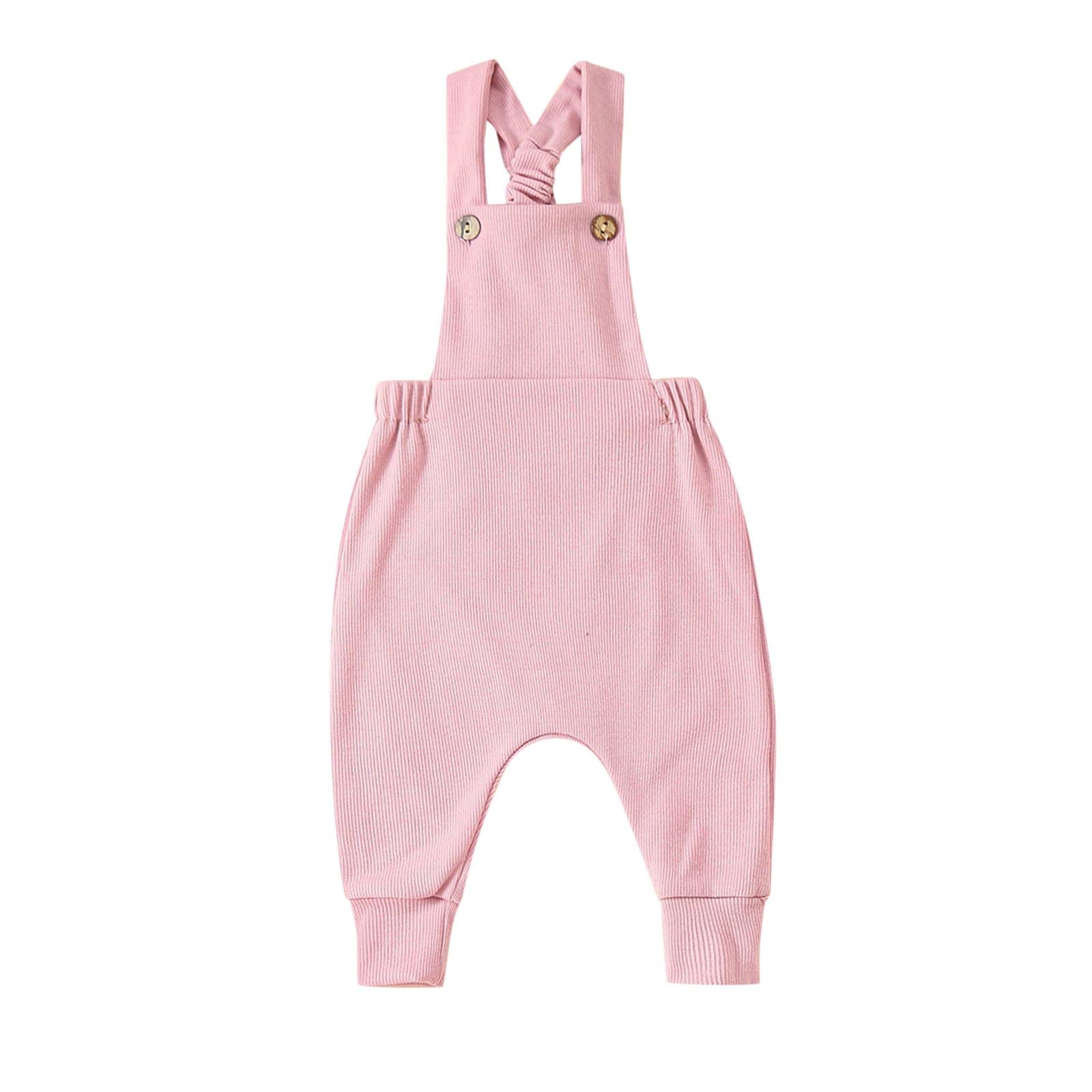 Amazon.com: Toddler Kids Infant Newborn Baby Boys Girls Ribbed Solid  Overalls Suspender Pants Trousers Baby Boy (Pink, 18-24 Months) : Clothing,  Shoes \u0026 Jewelry
