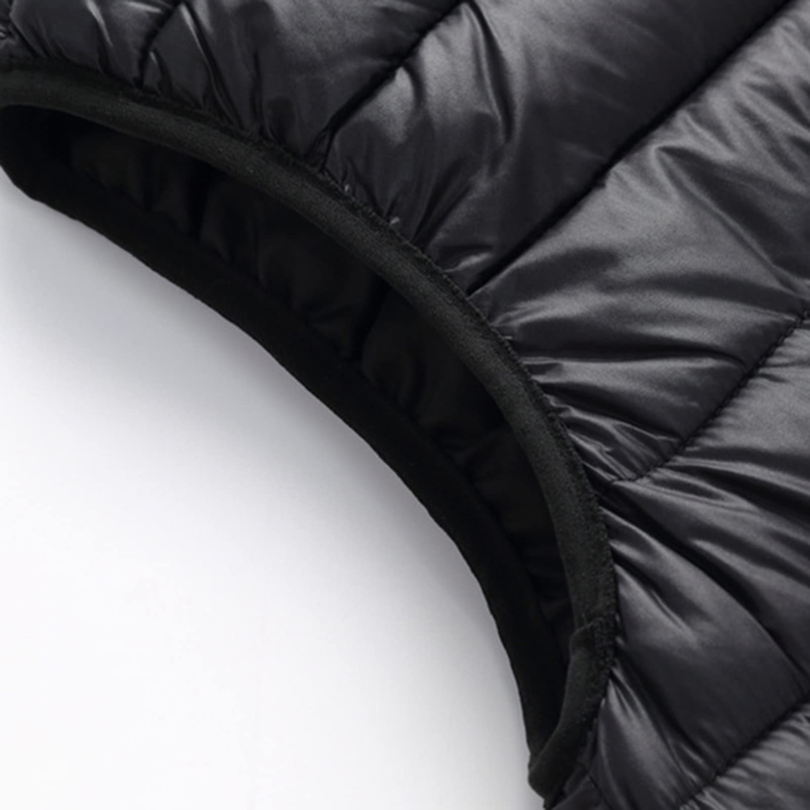 Giubbotto da Donna Senza Maniche Mezza Stagione Taglie Forti Imbottito Gilet con Cappuccio Trapuntata Piumini Inverno Smanicato Trapuntato Piumino Donna Caldo Cappotti Zip Curvy Imbottita Vestibilità