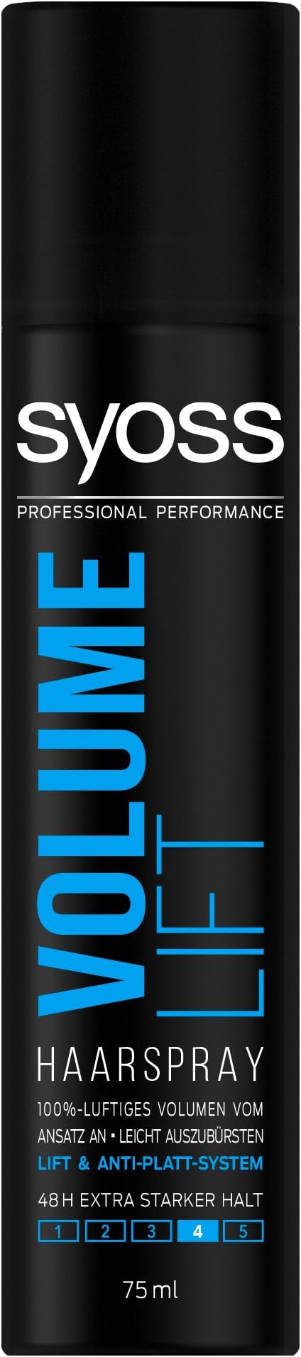 Syoss Volume Lift Hair Spray, Pack of 5 (5 x 75 ml)