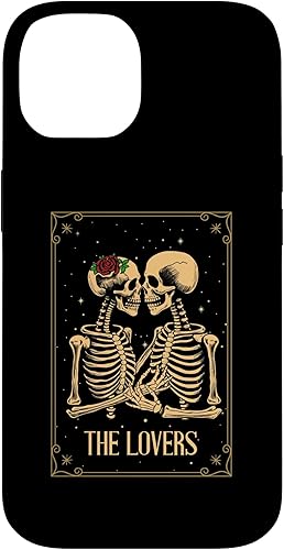 Miniatura 4 de iPhone 13 Pro The Lovers Skeleton Tarot Card Astrología Gótico Halloween Case