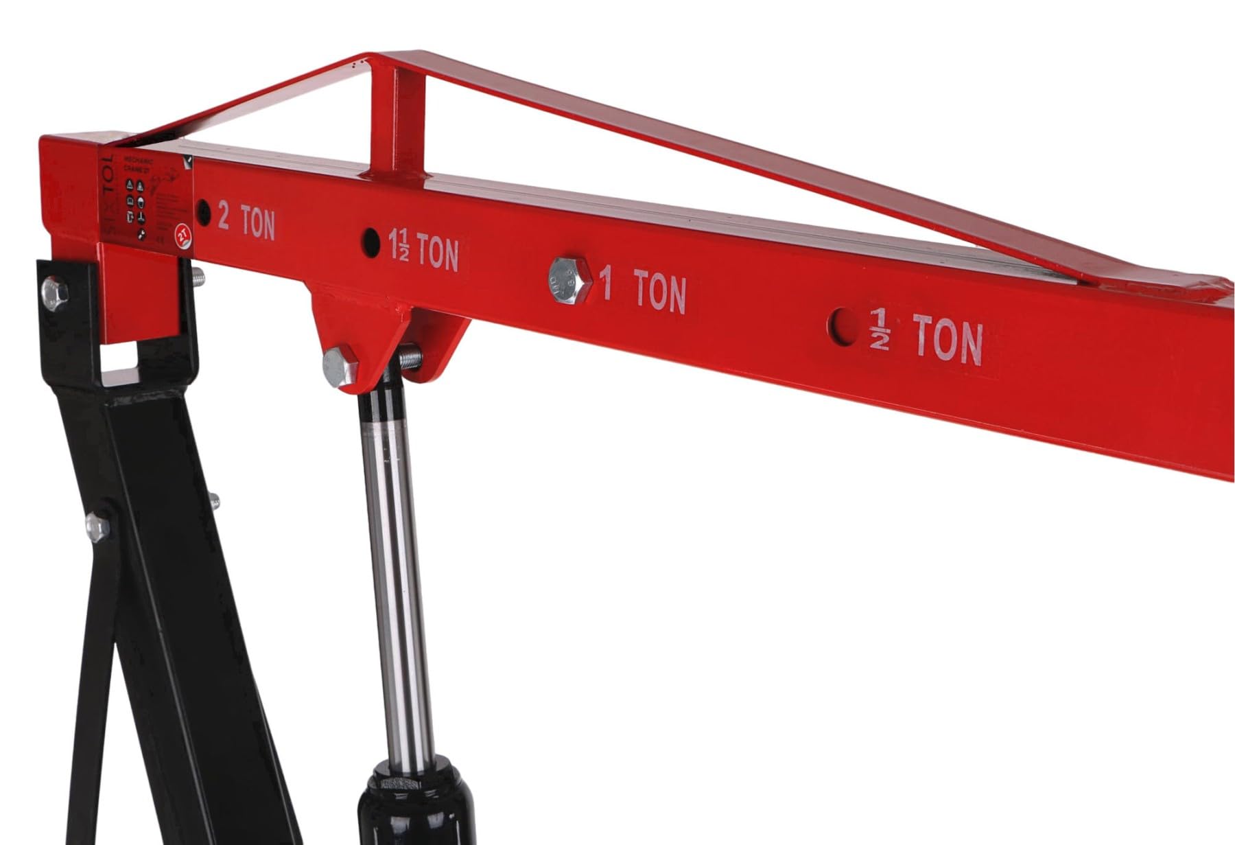 Mechanic Crane 2T | Hydraulischer Werkstattkran | 2 Tonnen Tragkraft | Faltbar, mobil, 2300 mm Hubhöhe
