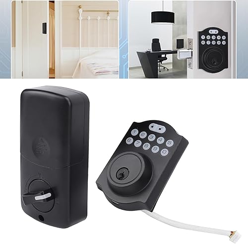 Miniatura 7 de FTVOGUE Cerradura de entrada sin llave Keypad Cerradura de puerta Contraseña Entrada para apartamento casero con auto