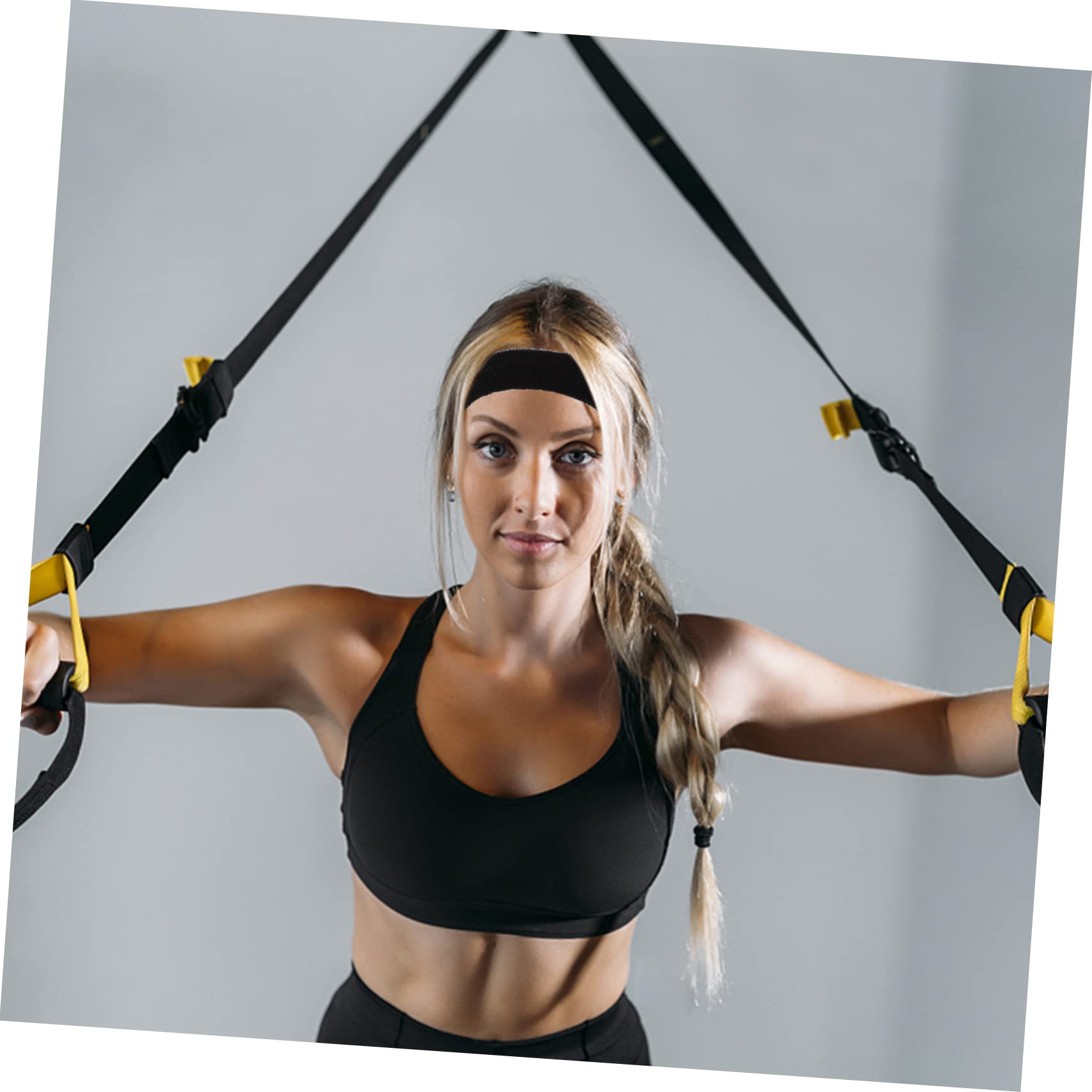 Mipcase 25pezzi Fasce Sportive Assorbenti Per Sudore Fasce Per Yoga e Fitness Comode e Leggere Per Corsa e Allenamento Design Elegante e Pratico