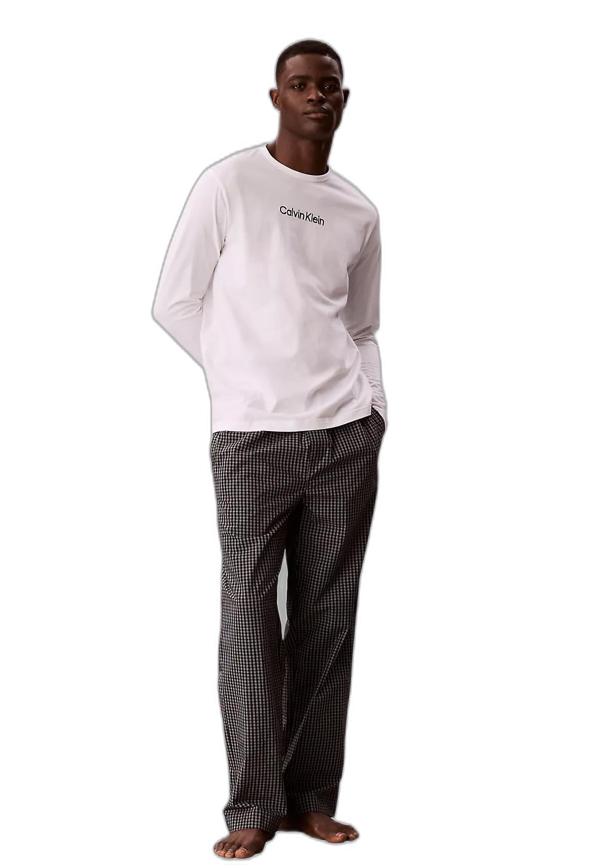 Calvin Klein Set de Pijama Hombre con Cuello Redondo