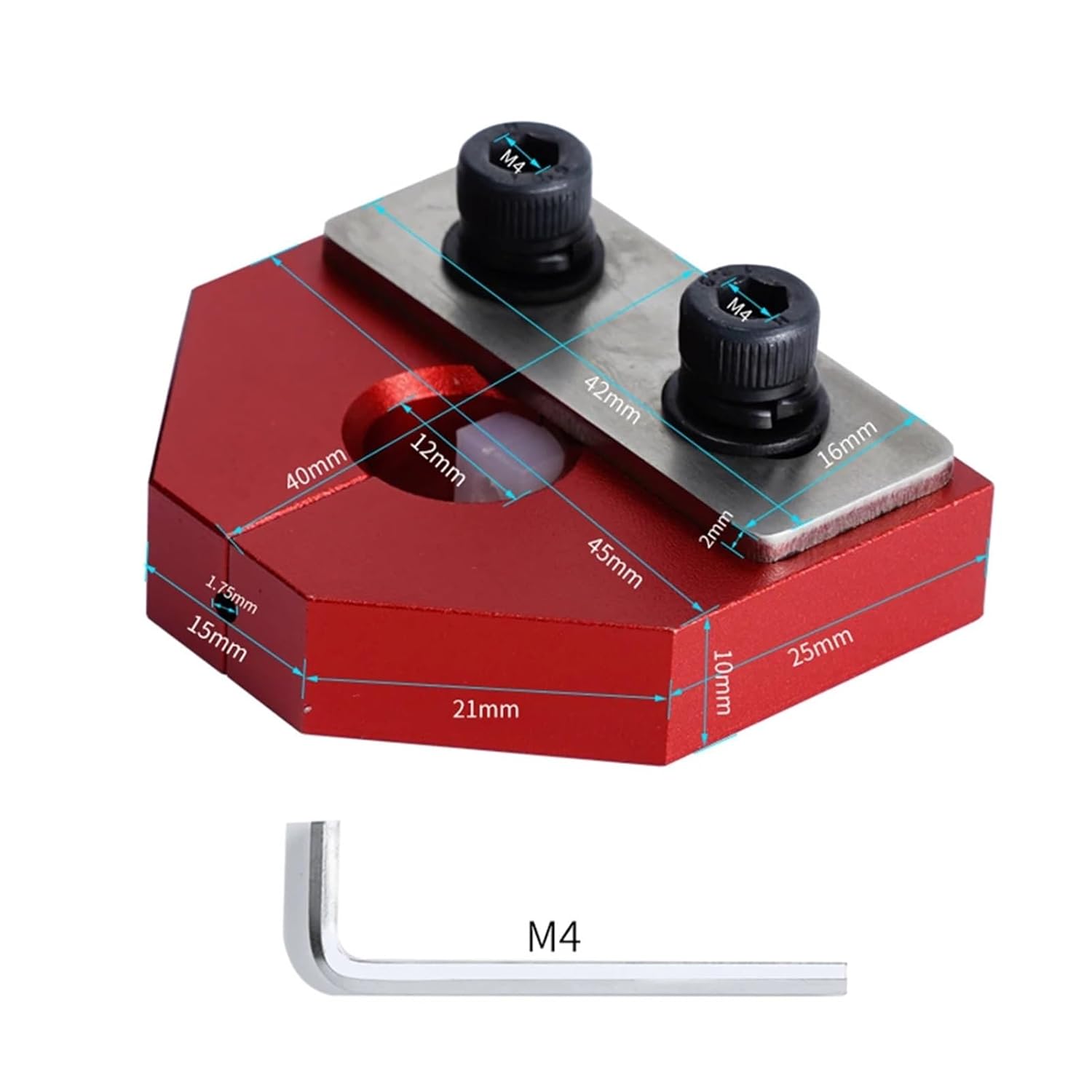 3D Printer Accessories 1.75mm Filament Welder Connector Tool for PLA/ABS/PETG Filaments Welding for 3D Printing Material(Red)