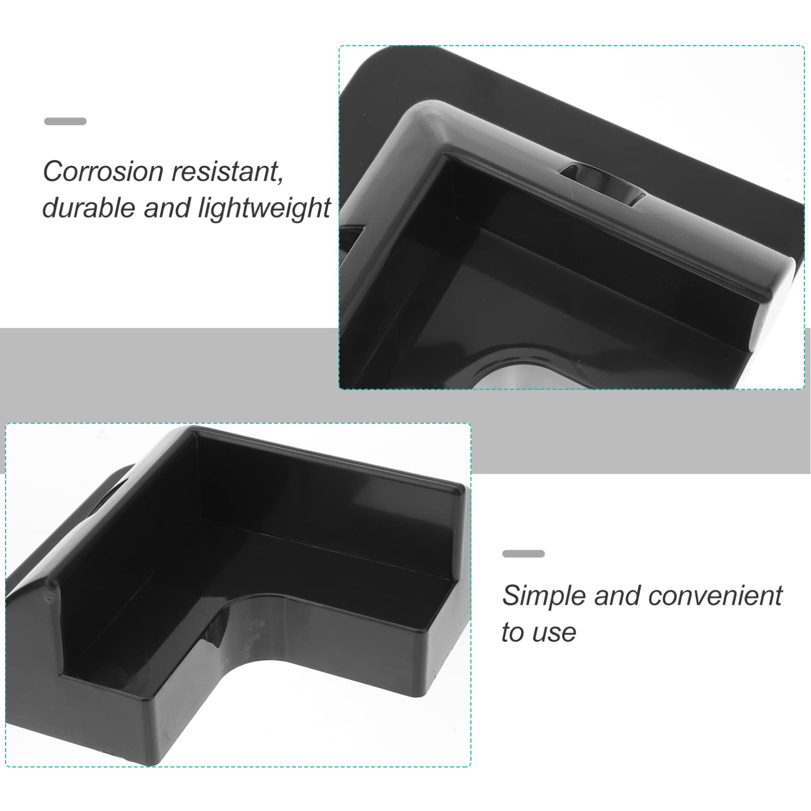 DOITOOL 4pezzi Staffa Di Montaggio Per Pannello Solare Per Camper Supporto Per Pannello Solare in Plastica Di Staffa Angolare Pratica e Resistente