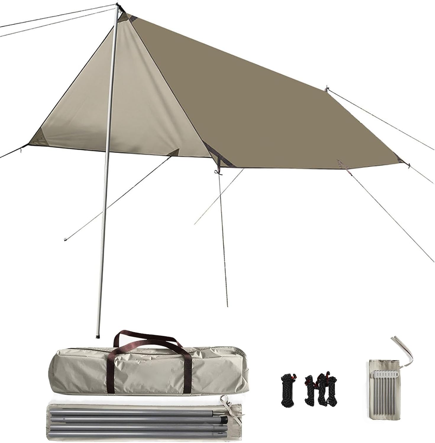 Balcony Manual Adjustable Awning, DIY Patio Clamp Awning Canopy Retractable Shade Shelter for Patio, Gazebo, Garden, Restaurant and Cafe, No Drilling (Size : 4m)