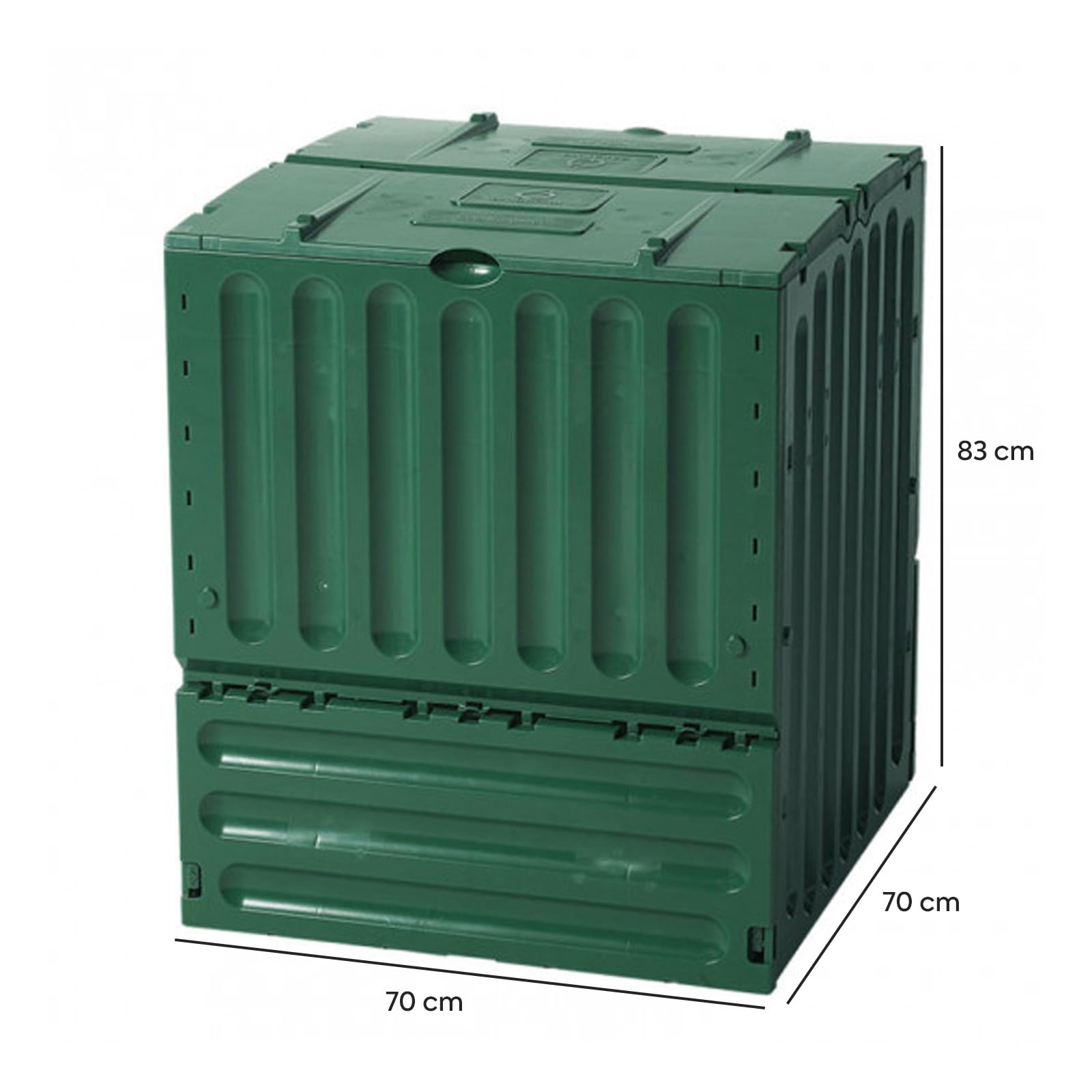 Graf - Compostiera Eco-King da 400 l, colore: Verde