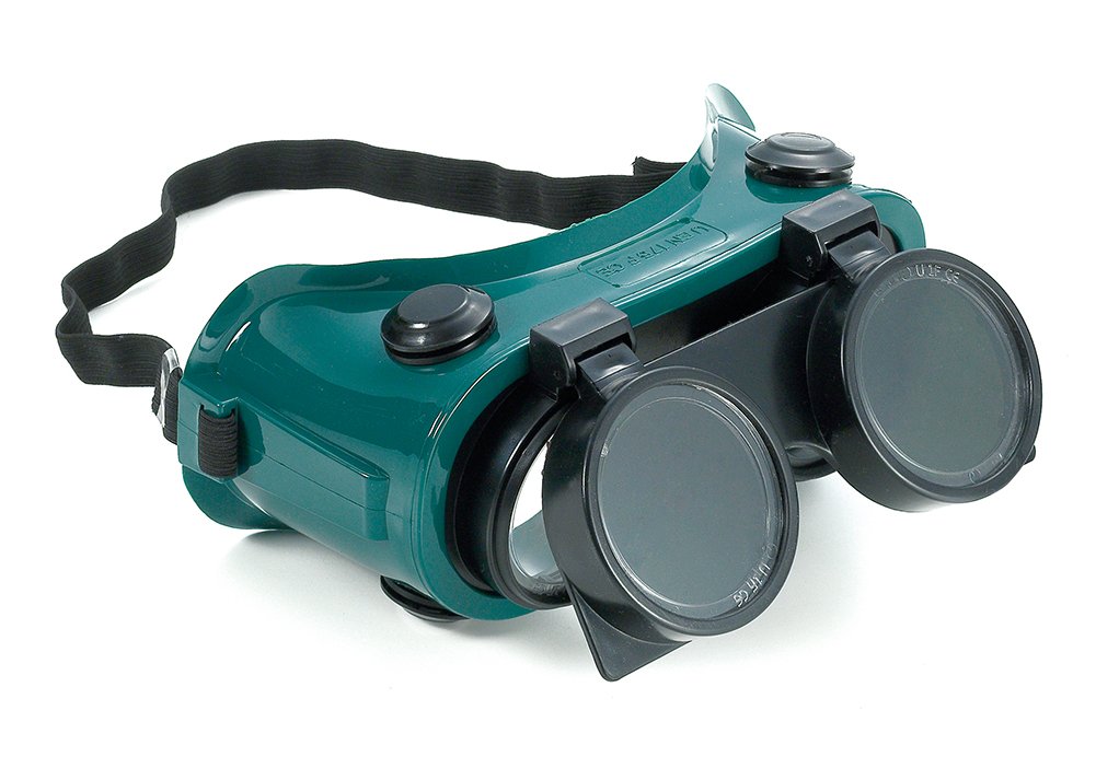 Univet 603 Welding Goggles Flip Up IR5 Shade 5 Glass Lens