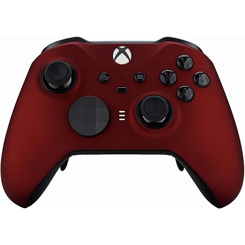 Custom Controllerzz Elite Series 2 Controller Compatible With Xbox One, Xbox Series S and Xbox Series X (Red)