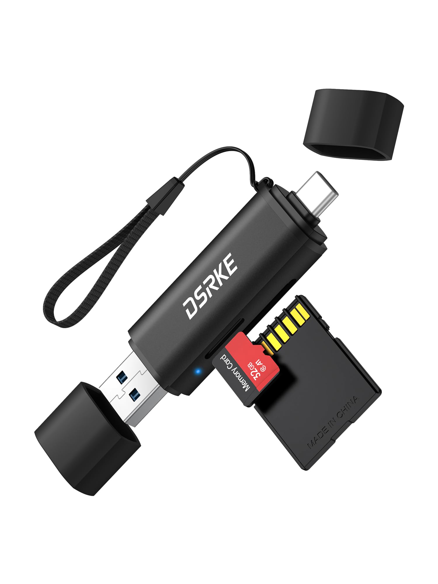 Lecteur Carte SD Aluminium Compatible PC/iPhone 15/Pro Max, Haut Débit USB |0 et USB C, Compatible Macbook Pro Air