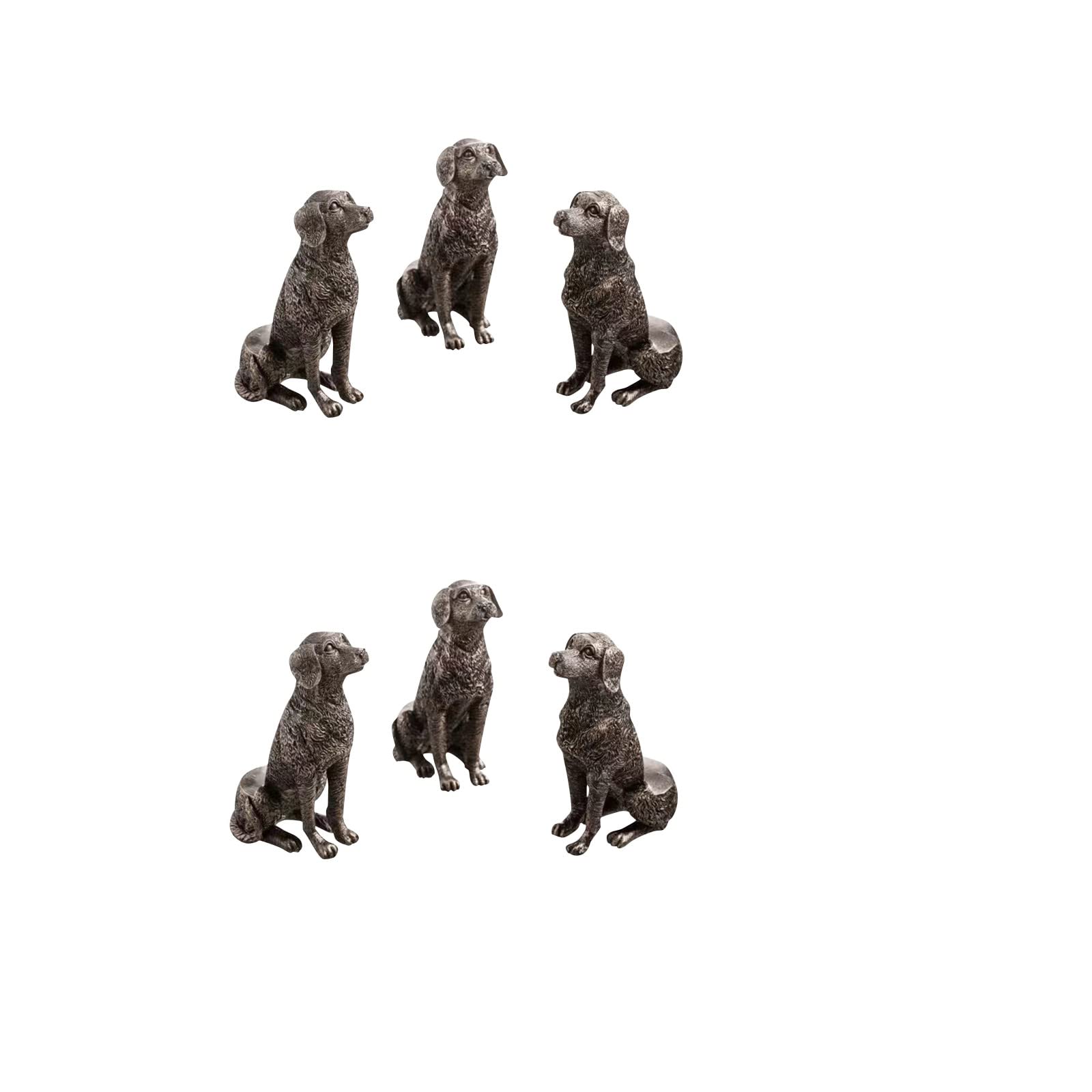 Zhdoka Grey Pot Feet For Planter Pots 6Pcs Resin Dog Rabbit Tortoise Shaped Decorative Plant Risers For Pots,Cute Animal Shaped Resin Pot Toes Planter Feet,Planter Elevator To Improve Airflow Drainage