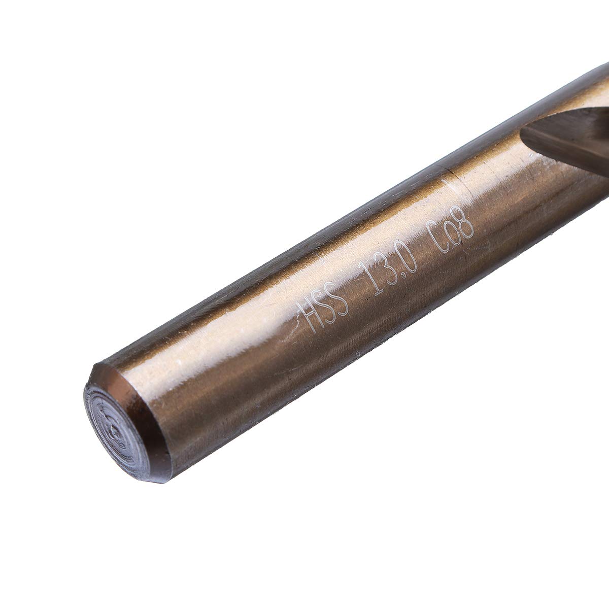 Juego de brocas helicoidales M42 Hss, cabeza de 3 bordes, broca de alto cobalto al 8% para perforación de metal y madera de acero inoxidable - Juego de brocas de 25 piezas