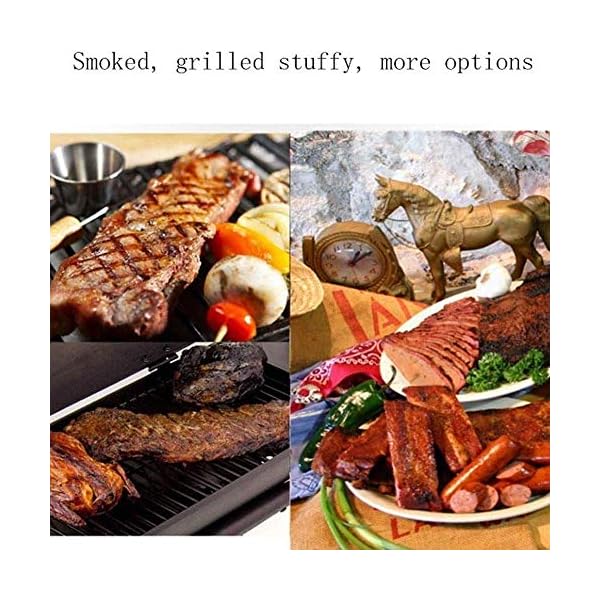 JHLXYXMY BBQ Grill Outdoor Barbecue Grill Household Kitchen Picnic Thick Charcoal Multi-Person Barbecue, Portable Folding Shelf is Stable and Durable, 112 120 81 49cm - Image 6