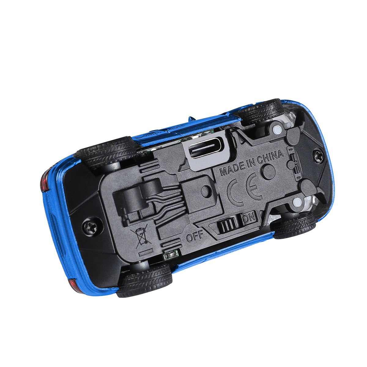 WL 1/64 Mini Coche RC, Controlado por APP, Totalmente Proporcional Cámara FPV Coche Con Módulo WiFi Y 3 Modos De Velocidad, Entusiastas RC (RTR/Azul)