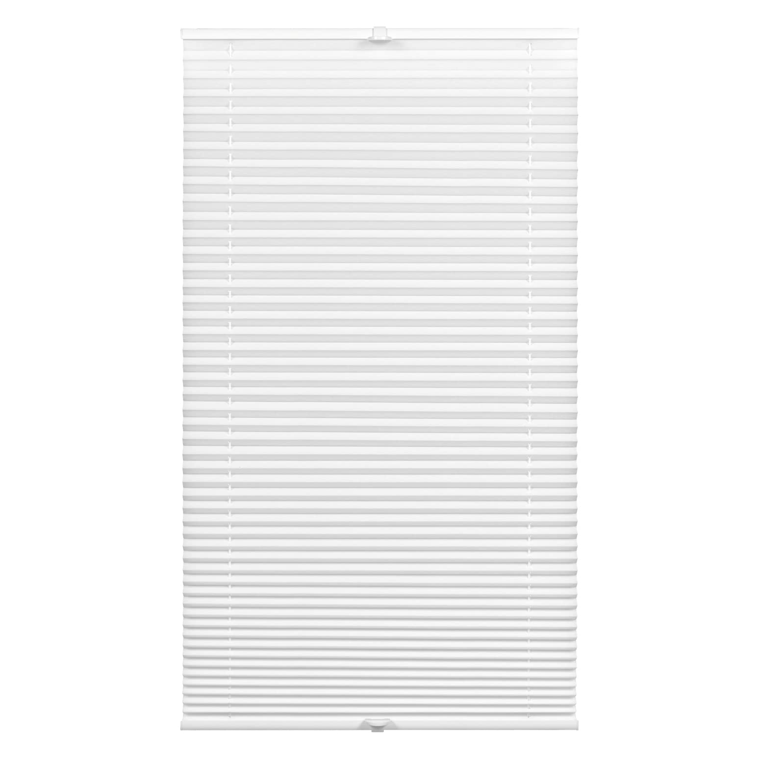 Store plissé occultant pour chambre à coucher Deco Company blanc 100x130 cm