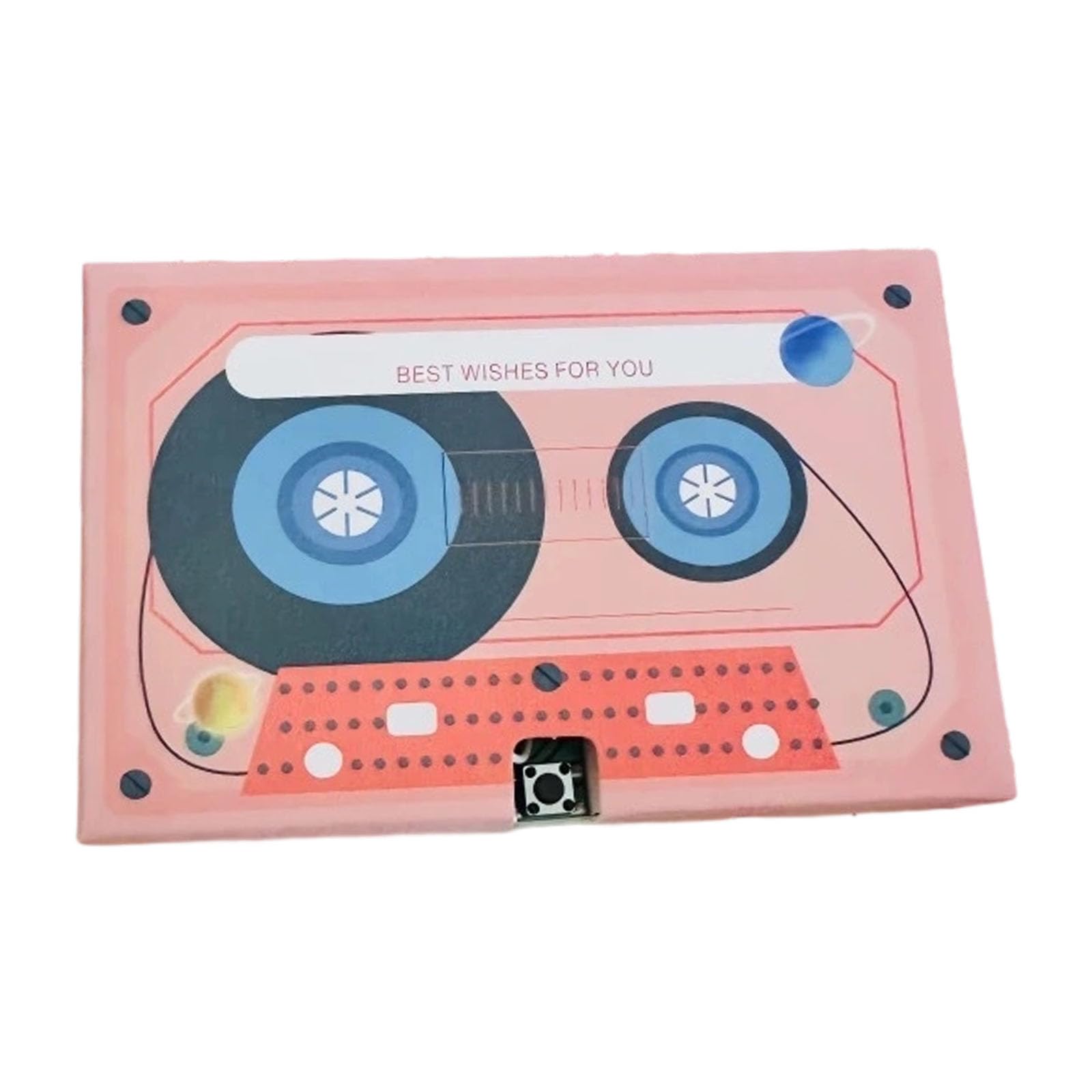 LUCKGONI Valentines Day Recordable Greeting Card With Voice Recorder Chip For Romantics Messages Cassettes Tape Gifts Card