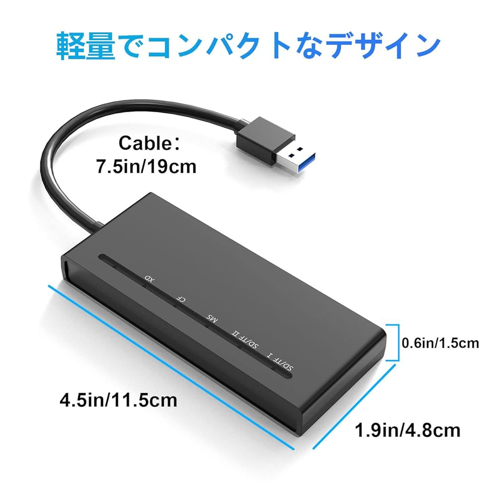 Amazon.co.jp: USB3.0 マルチ SD カードリーダー、SD/TF