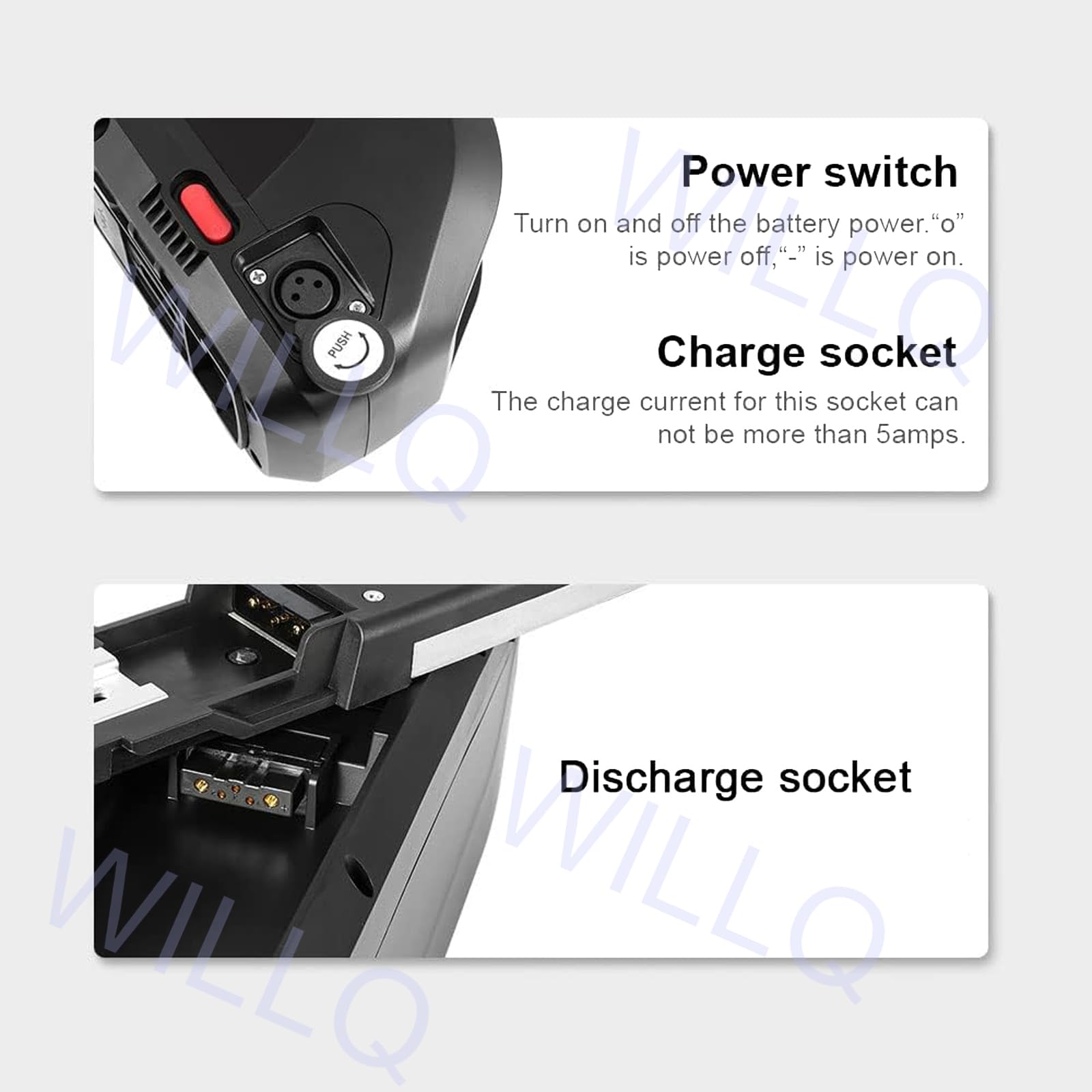 Amazon.co.jp: 電動自転車バッテリー 48V 20Ah/52V 15Ah ダウン