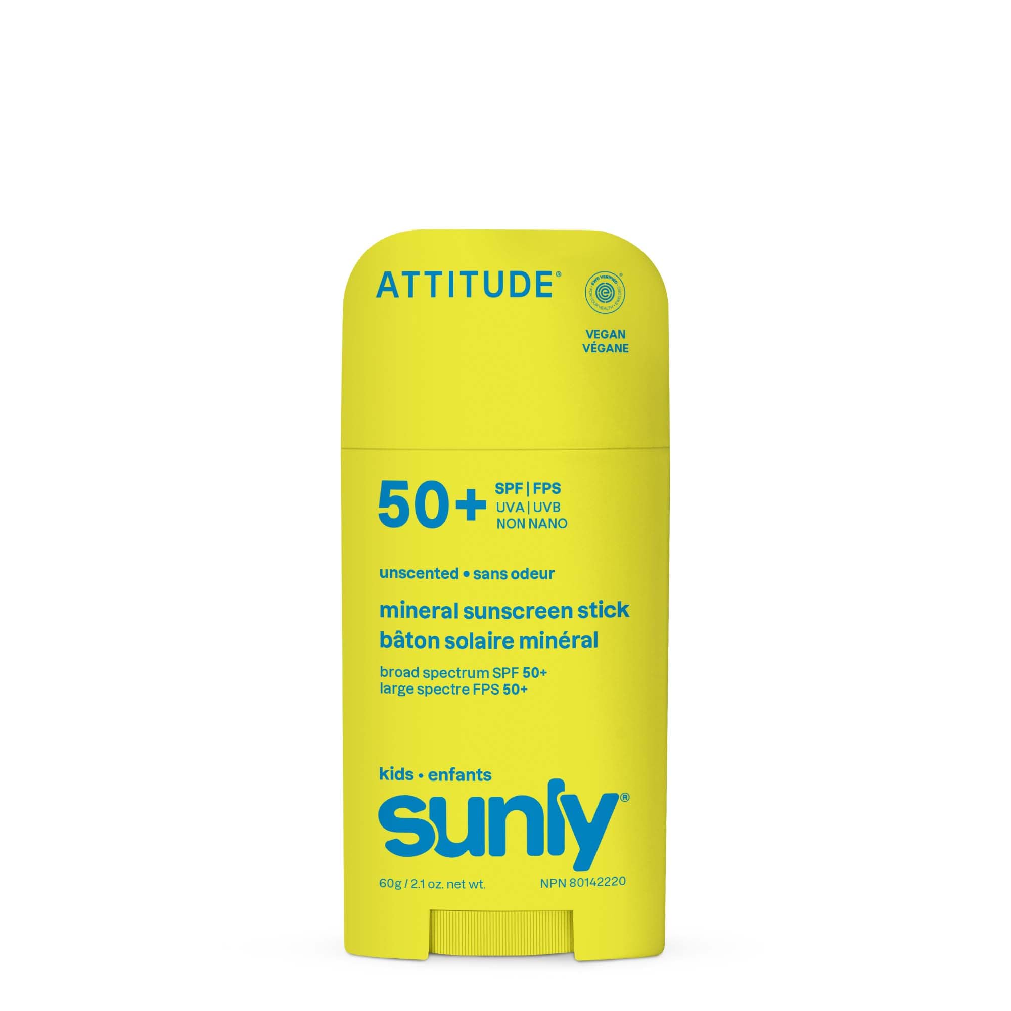 ATTITUDE Kids Mineral Sunscreen Stick SPF 50