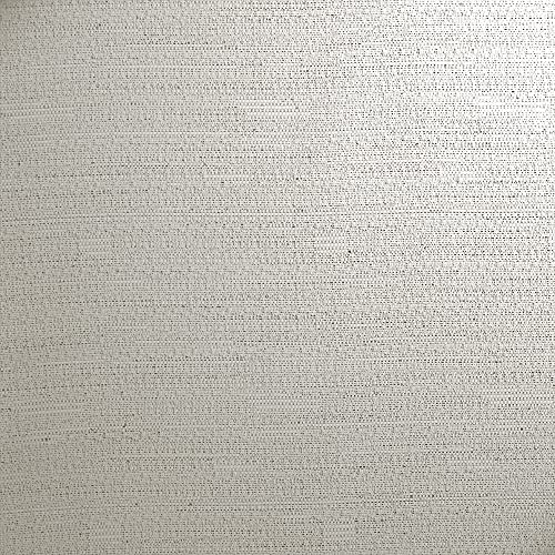 Ricardo | Grasscloth Lined Grommet Patio Panel W/Wand | 84”L X 110”W | White | 1.5” Metal Grommets | Modern Style | Easy Open & Close Wand | Machine Washable | Room Darkening Curtain #TOP1