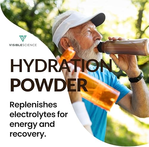 Miniatura 5 de Polvo de hidratación mezcla de electrolitos para rehidratación y apoyo energético, 8.47 oz, 1 frasco