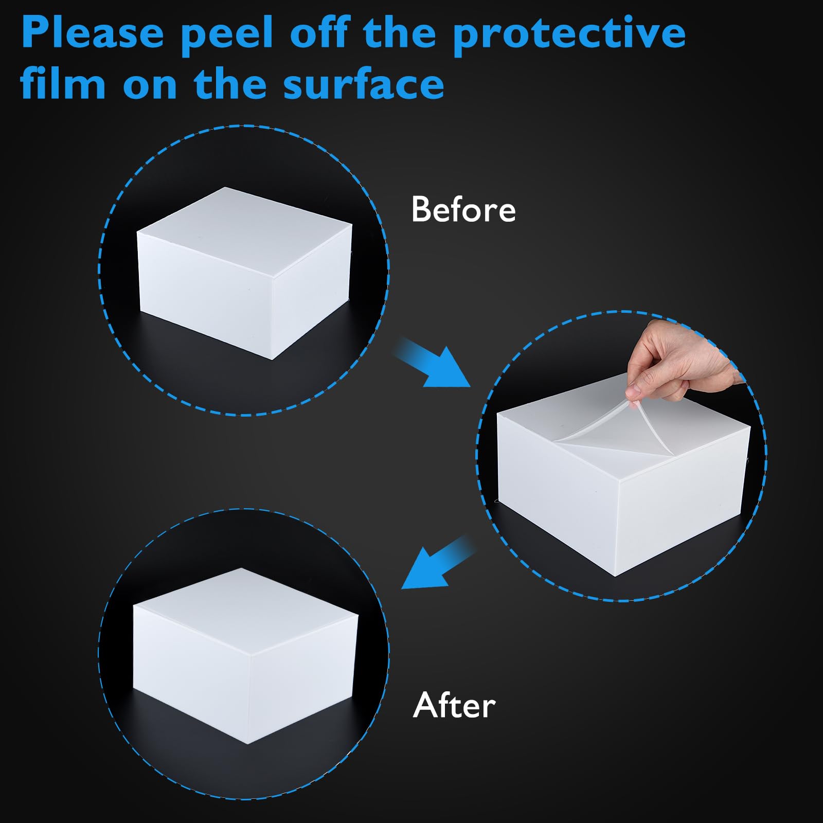 Buffet Risers, 6pcs Acrylic Display Boxes Cube Riser, Food Display - View #4