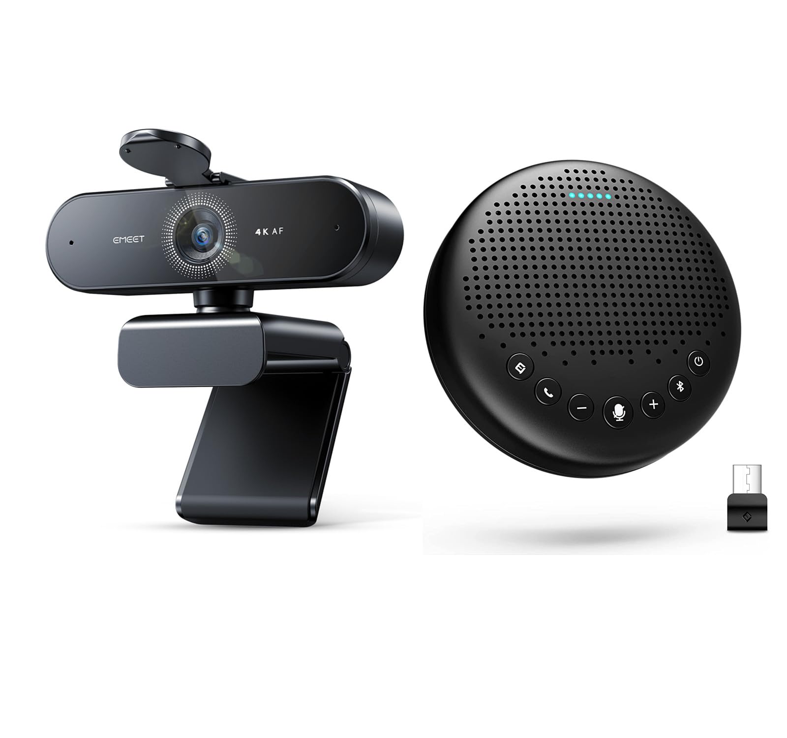 EMEET NOVA 4K PDAF Autofocus Webcam and Luna Speakerphone