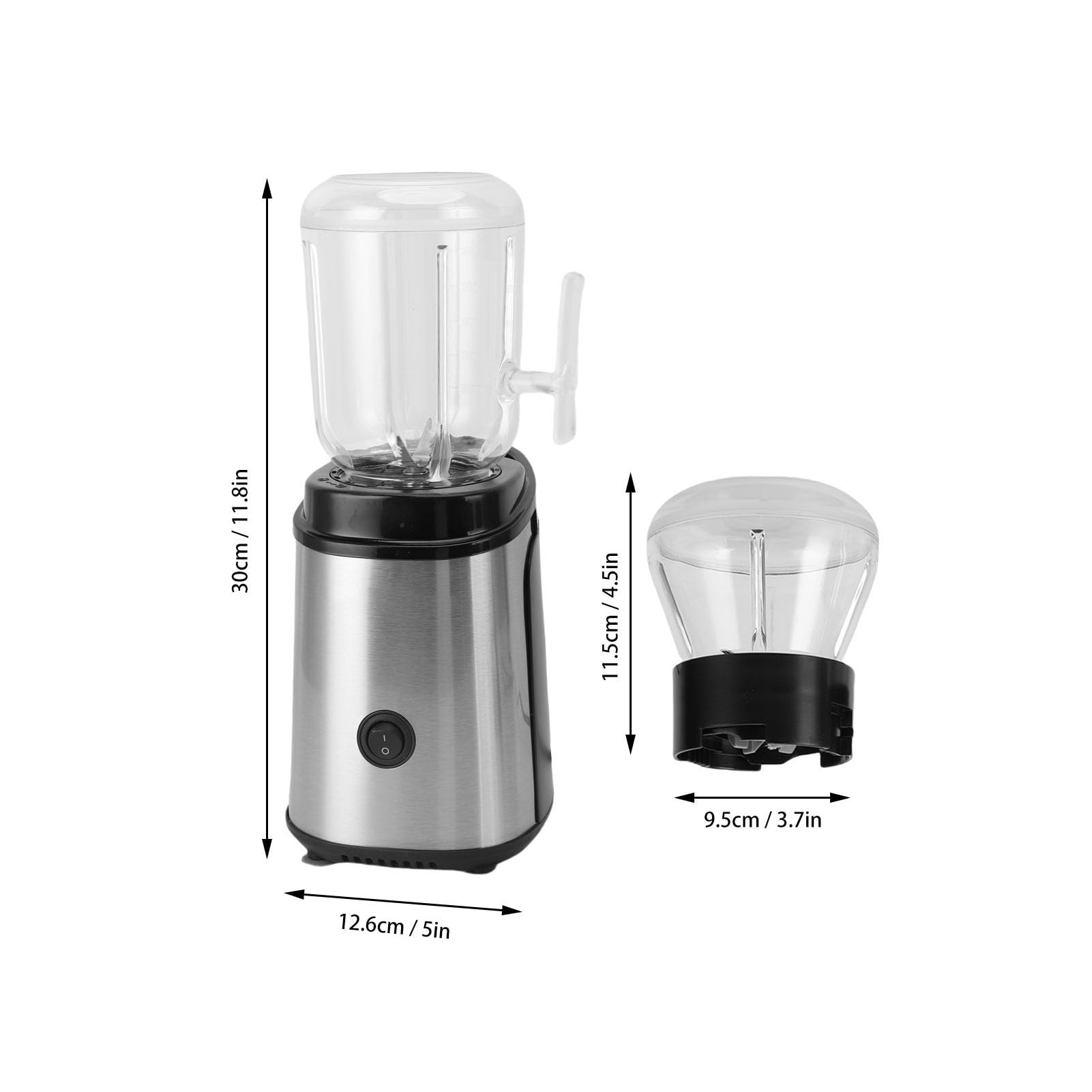 Denash Fiduciatore per Robot da con Blender da Banco da Banco da 1800 W con Sigillante per Vuoto, Macinino per la (Spina europea)