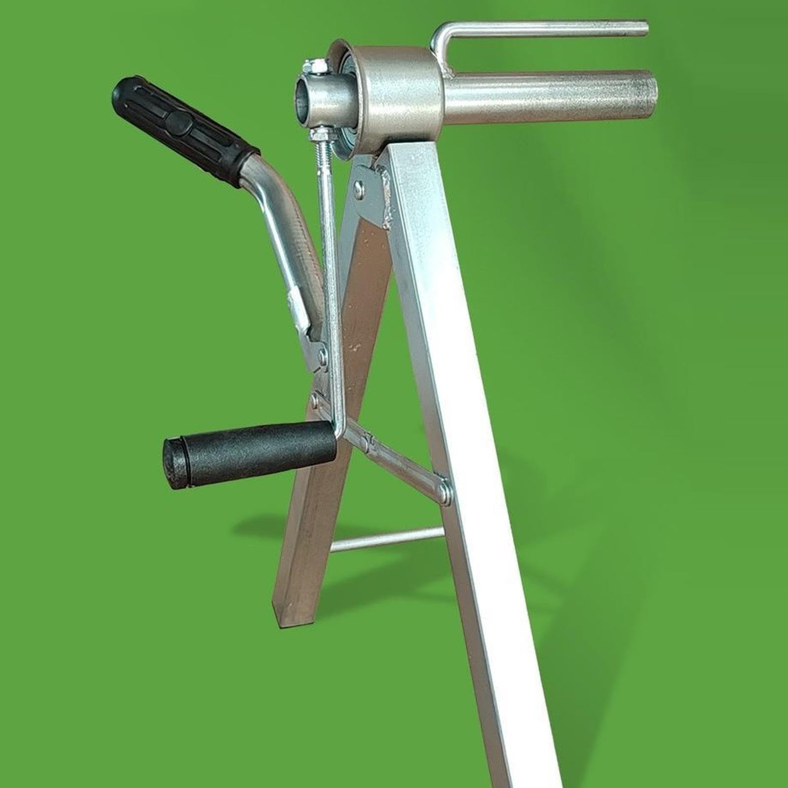 Carrete para manguera de jardín Soporte Plegable Resistente Antideslizante | Enrollador de Manguera para Exterior para Jardín, Garaje, Taller, Césped, Grifo y Piscina