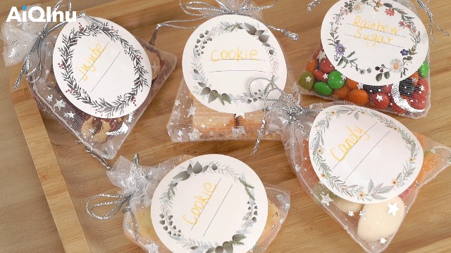 200 Etichette Adesive Per Marmellate - Rotonde Da 5 Cm, 4 Modelli Floreali - Scrivibili, Per Barattoli E Regali - Foto 7