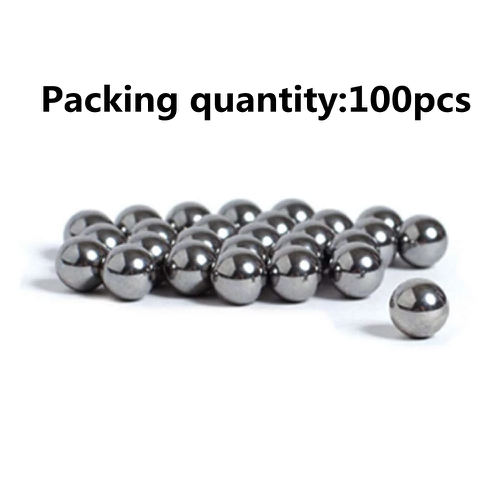 Rodamientos de bolas, Bolas de rodamiento, bola de acero con rodamiento de alta precisión, bola de acero brillante, bola de acero, 1 kg(3mm)
