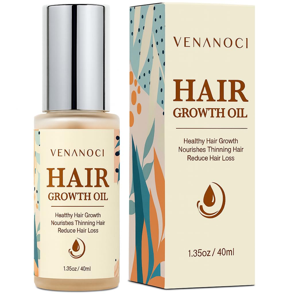 Biotin, Castor & Rosemary Oil for Hair Growth for Women, hair loss treatments for dry damaged hair and growth, Serum for Thicker Longer Fuller Healthier Hair, All Natural Vitamin Rich Treatment