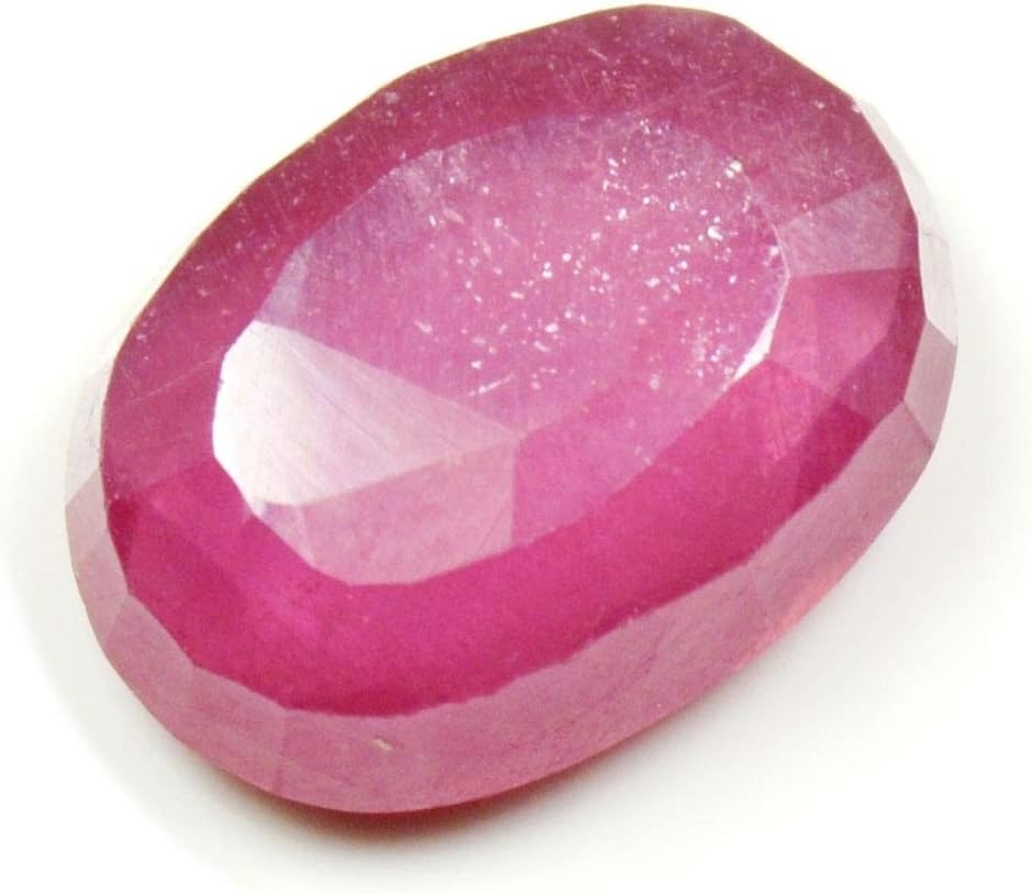 12X10 MM Size Real Ruby Healing Stone Pink Oval Shape Faceted Astrological Loose Gemstone