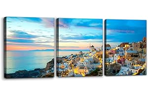 Santorini Wall Art - Enhance Your Space with Breathtaking Greek Architecture and Nature