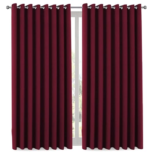 Living Room Curtains For 100 Inch Window Amazon Com