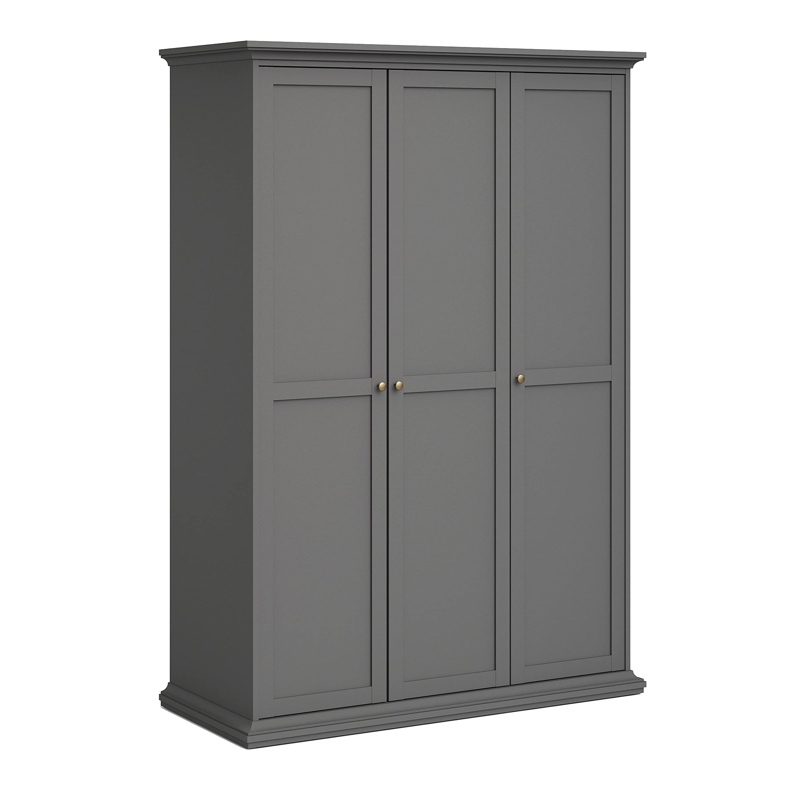 Furniture To Go | Paris Wardrobe with 3 Doors in Matt Grey