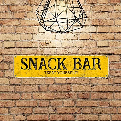 Plaque murale en métal pour snack bar décoration de cuisine rétro vintage - 5