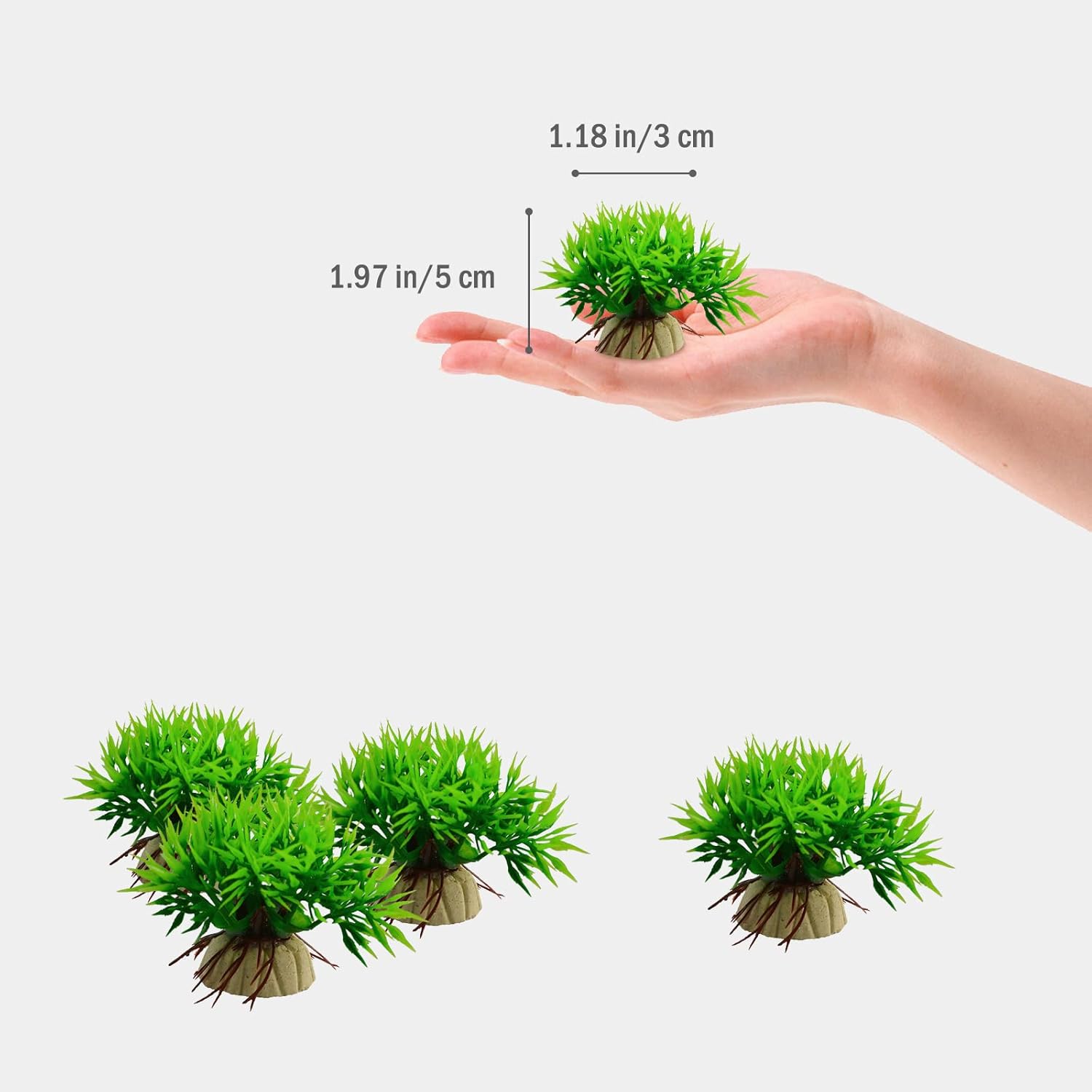 上品な 人工水生植物 水槽デコレーション 水槽装飾 オフィスや家庭のシミュレーション魚槽植物 グリーン Rachelbaptista Com Br