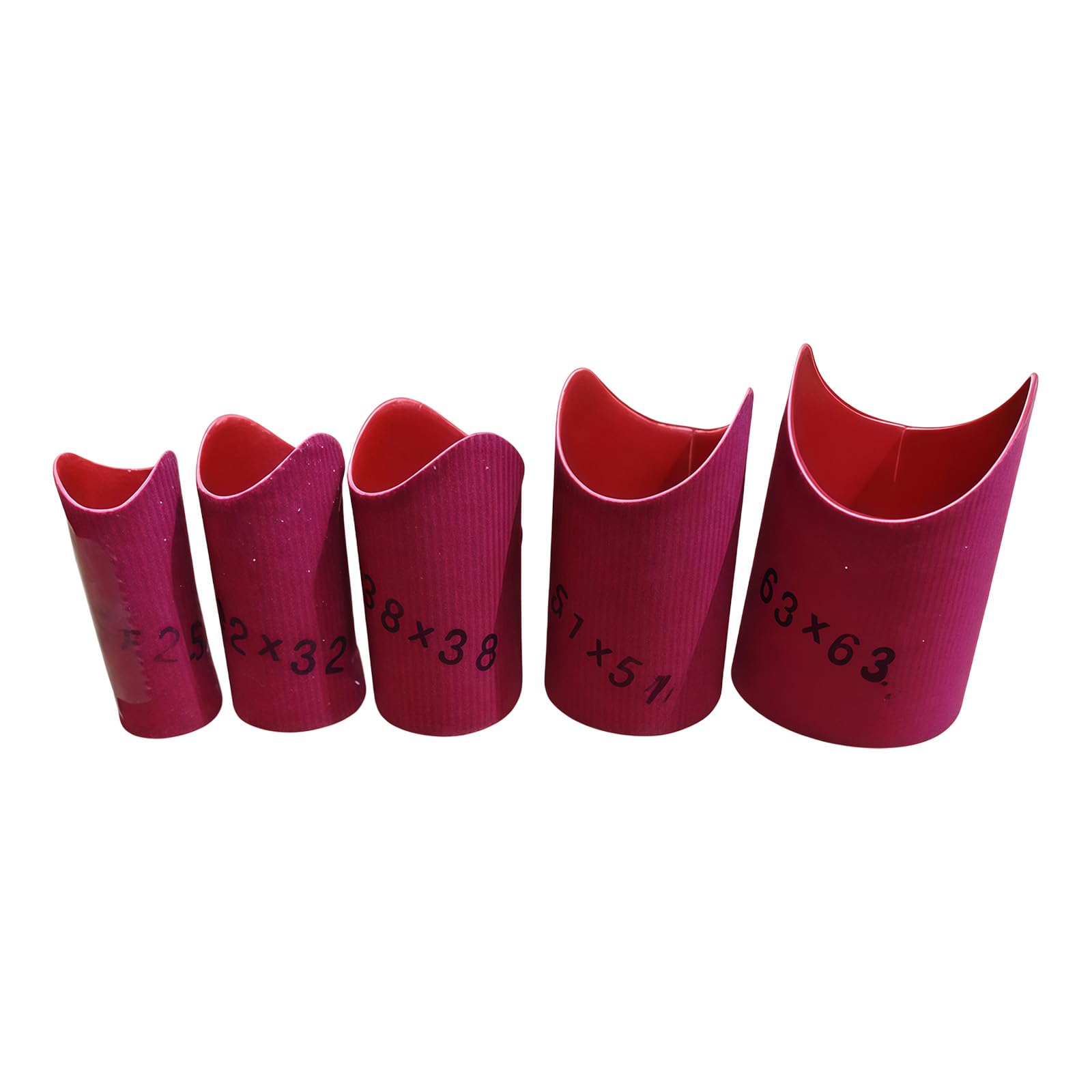 Greabuy 5 Models Pipe Saddles Template Marking Tool Suitable For Accurate Welding & Pipe Grooving With Multiple Models In Leather Materials Beveling Tool